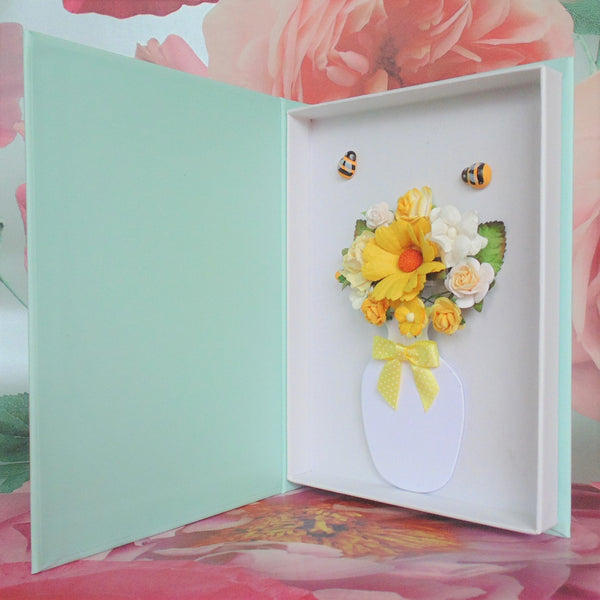 New Flower Card **Bumble Bees**