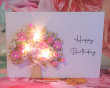 Load image into Gallery viewer, Happy Birthday Light Up Blossom Tree - Letterbox Flower Cards