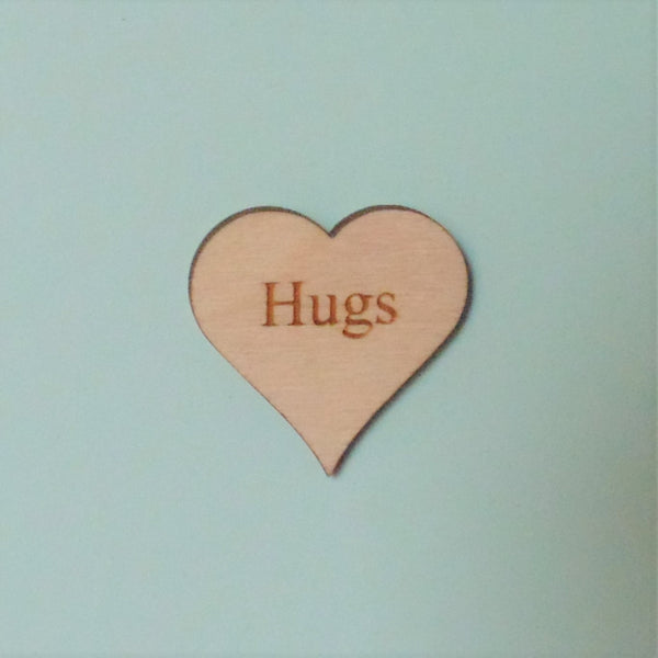 Limited edition 'Hugs' card