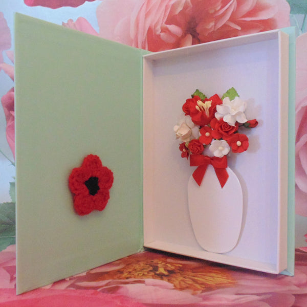 Poppy Flower Card