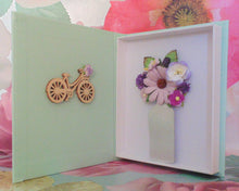 Load image into Gallery viewer, Bicycle - Letterbox Flower Cards
