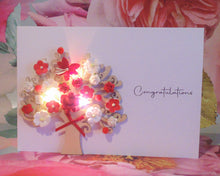 Load image into Gallery viewer, Congratulations Light Up Blossom Tree - Letterbox Flower Cards

