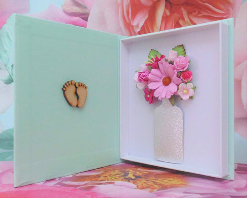 New Baby Feet - Letterbox Flower Cards