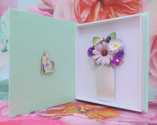 Cat - Letterbox Flower Cards
