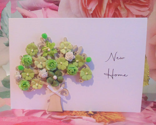 New Home Light Up Blossom Tree - Letterbox Flower Cards