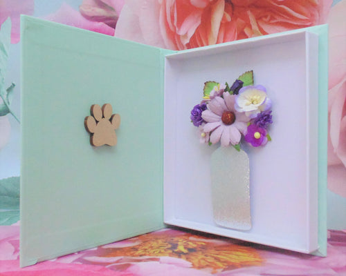 Paw Print - Letterbox Flower Cards
