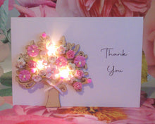 Load image into Gallery viewer, Thank You Light Up Blossom Tree - Letterbox Flower Cards
