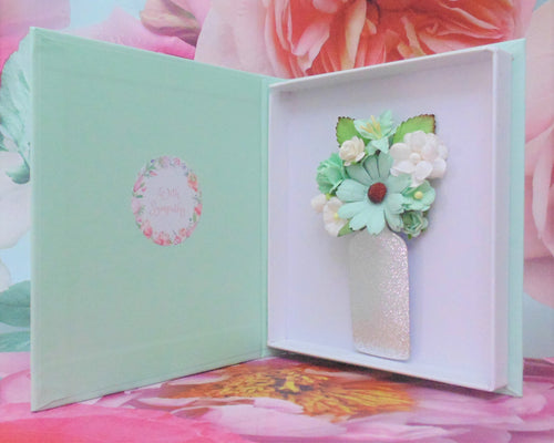 With Sympathy - Letterbox Flower Cards