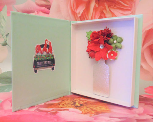 XMAS Christmas Gnomes - Letterbox Flower Cards